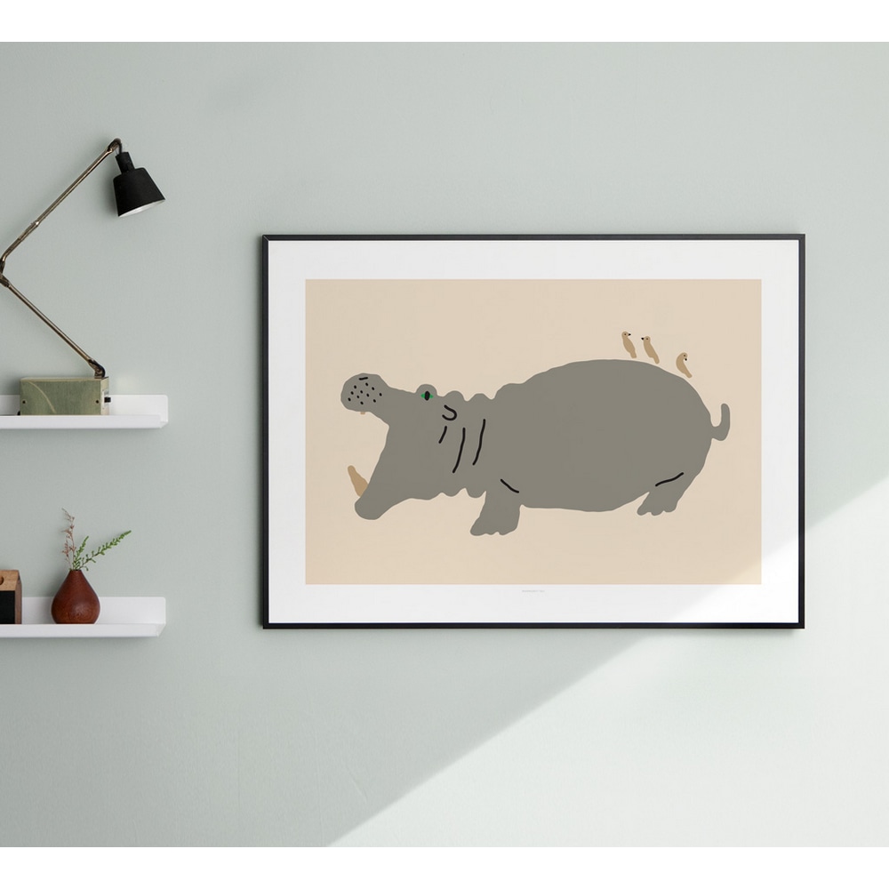 ArtPrint - Big Hippo – Bild 2